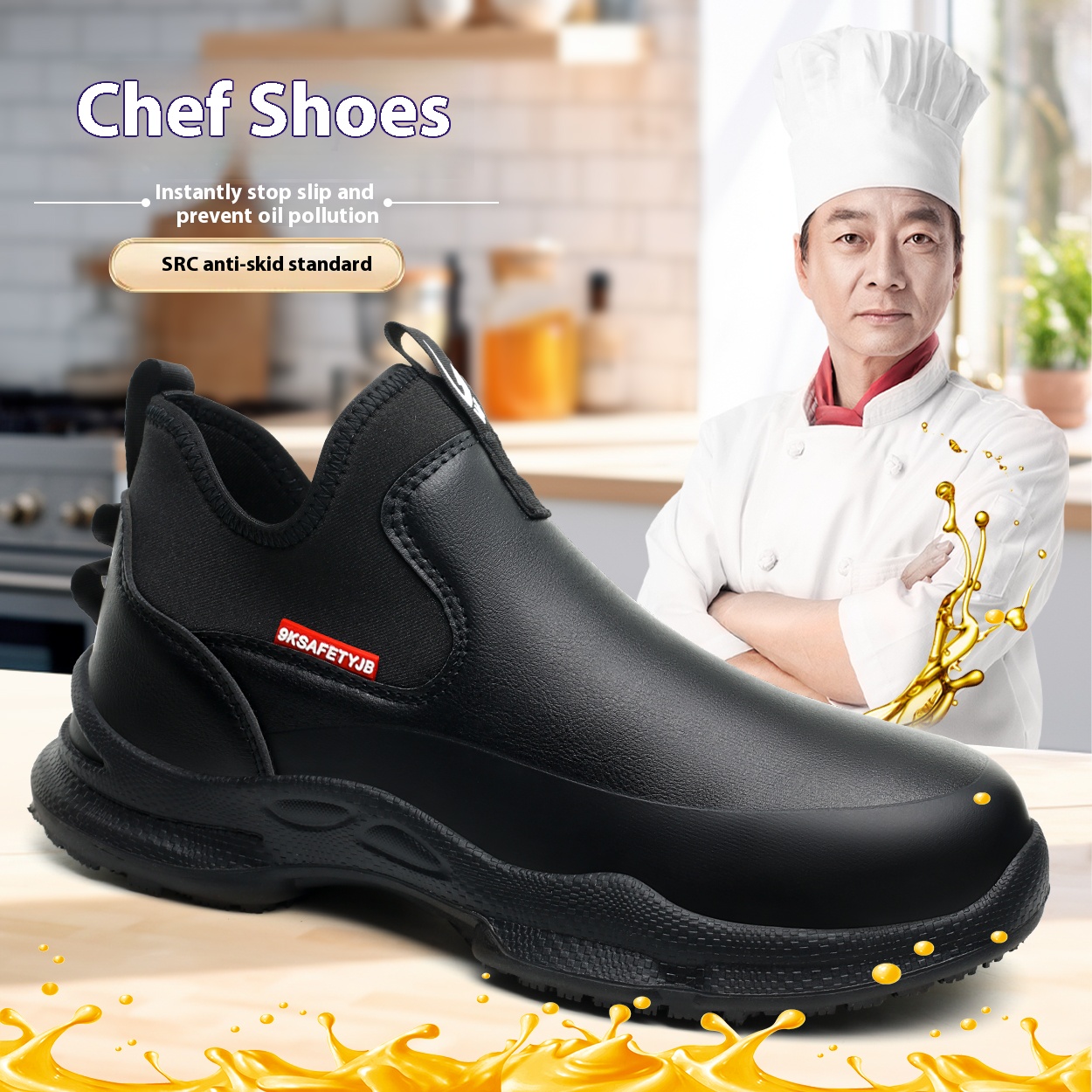 Kitchen Job - Shevalues الرجال إيفا قباقيب الرجال الشيف