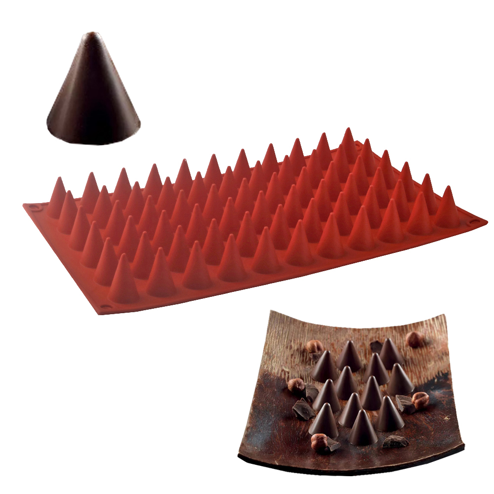 Kitchen Baking Molds - 66 خلية مخروط الشوكولاته الخبز العفن