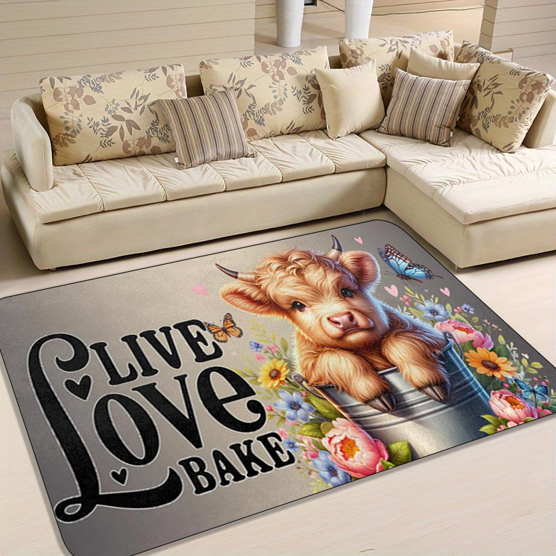 Kitchen Living Baking Mats - قطعة واحدة من سجادة Live Love