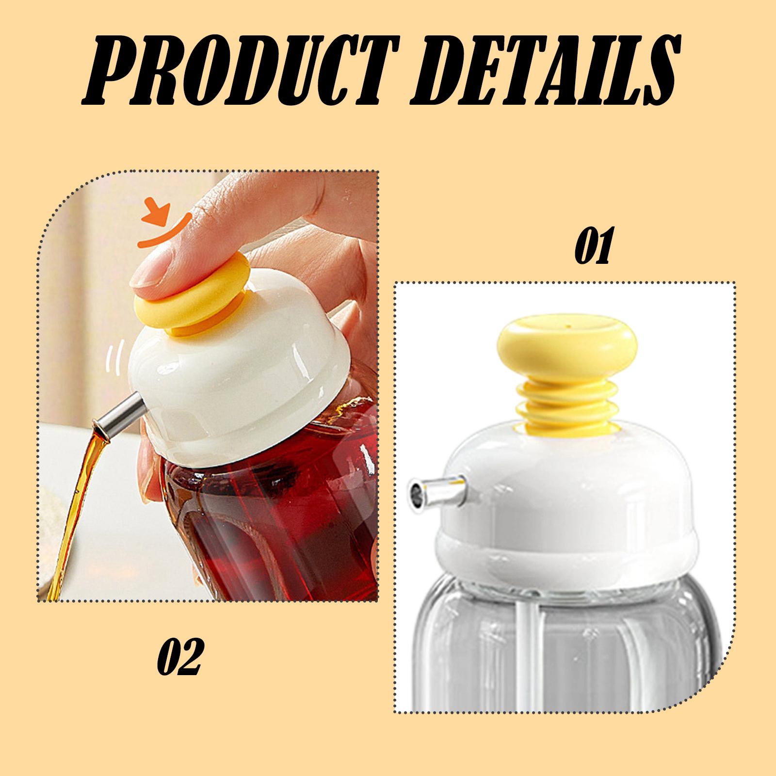 Kitchen Glass Baking Set - موزع زيت الزيتون، وعاء زجاجي شفاف