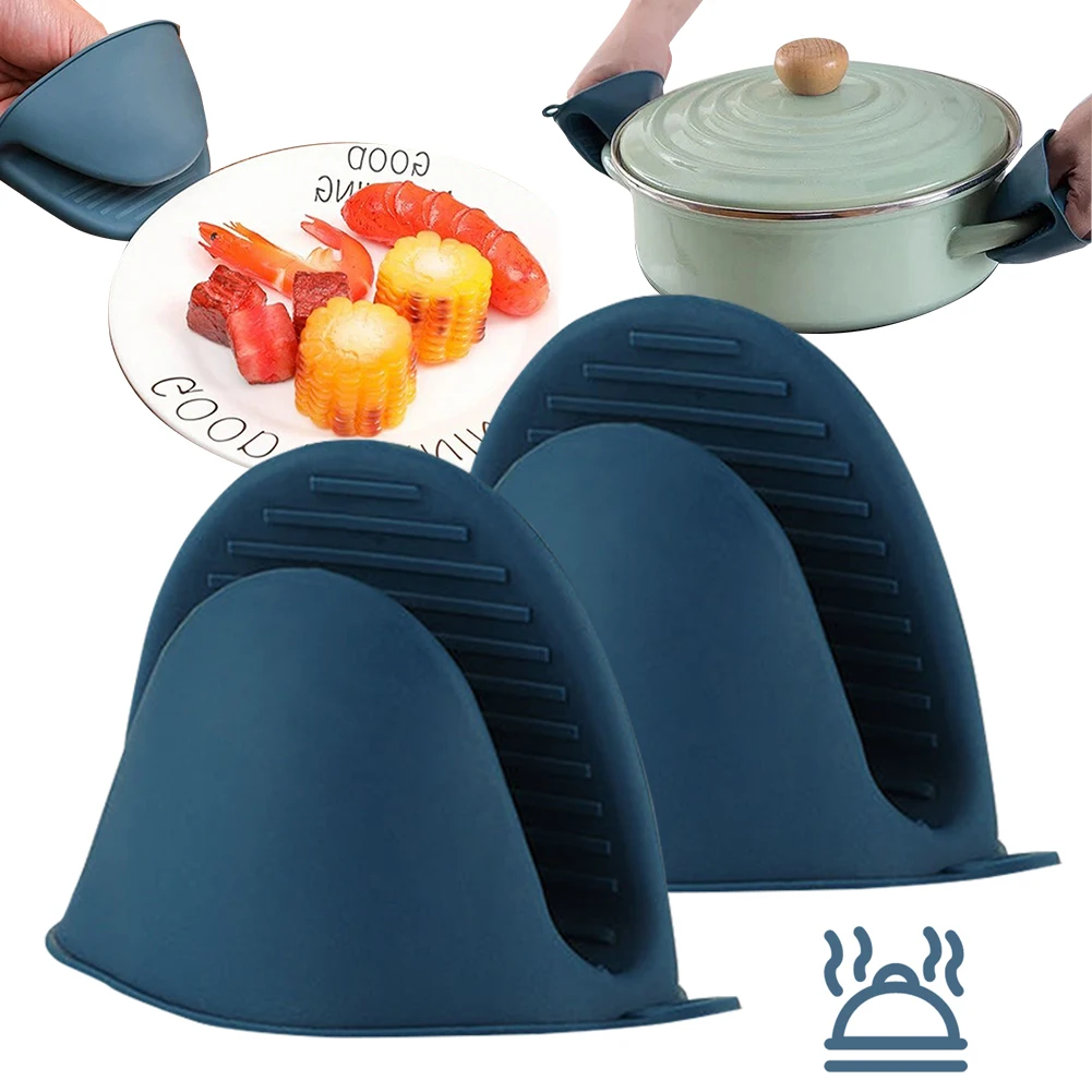 Kitchen Baking Ware - قفازات سيليكون للمطبخ مقاومة للحرارة، مانعة