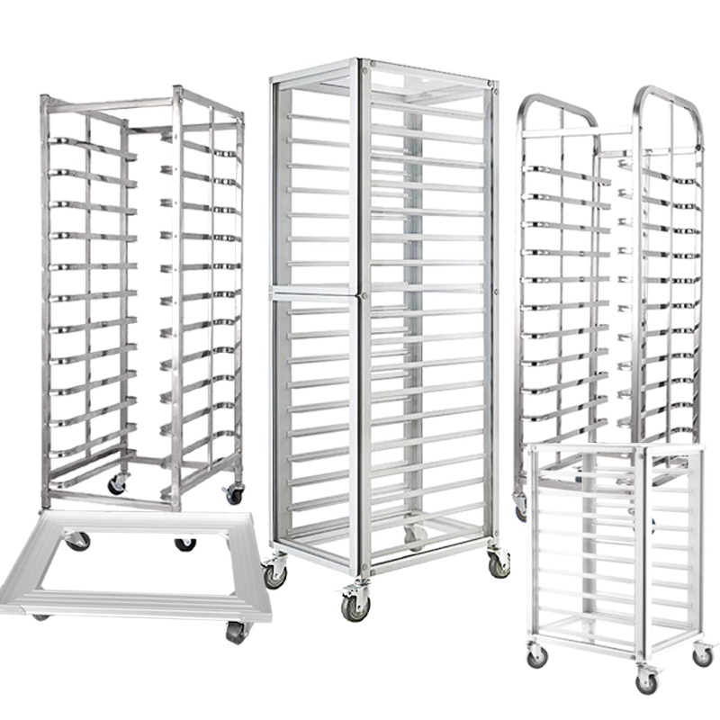 Kitchen Baking Trolley - صينية خبز من الألومنيوم التجارية عربة