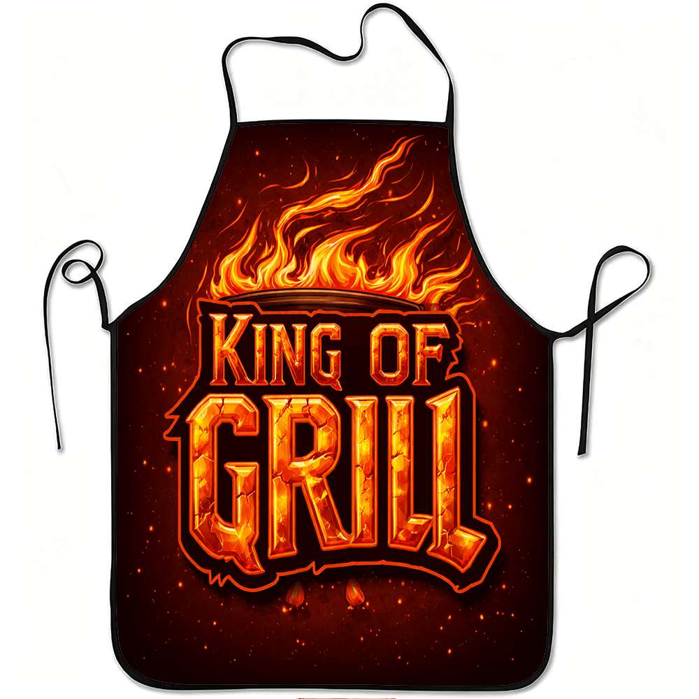 Baking Kitchen Design Ideas - قطعة واحدة من مريلة Bbq King،