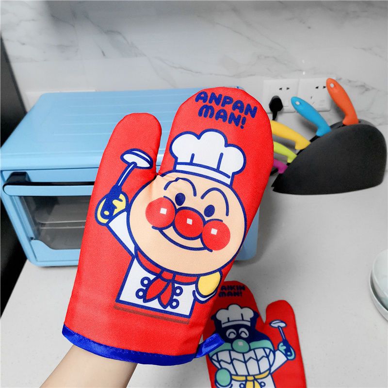 Kitchen Baking Oven - قطعتان من قفازات أنبانمان المعزولة للاستخدام
