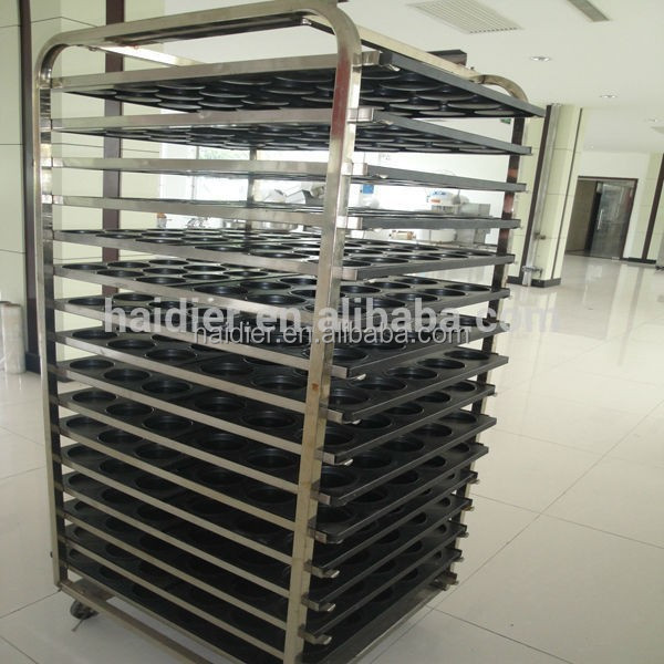 Kitchen Baking Trolley - عربة مطبخ من الفولاذ المقاوم للصدأ