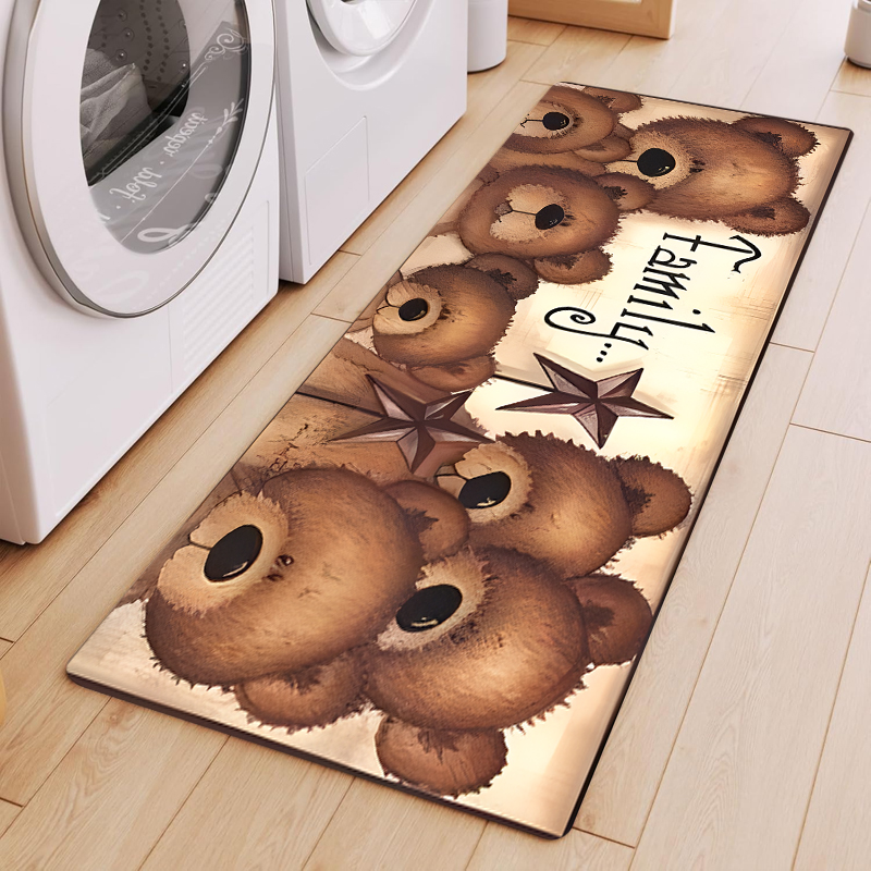Kitchen Living Baking Mats - سجادة طويلة للمطبخ مقاومة للانزلاق بحدود