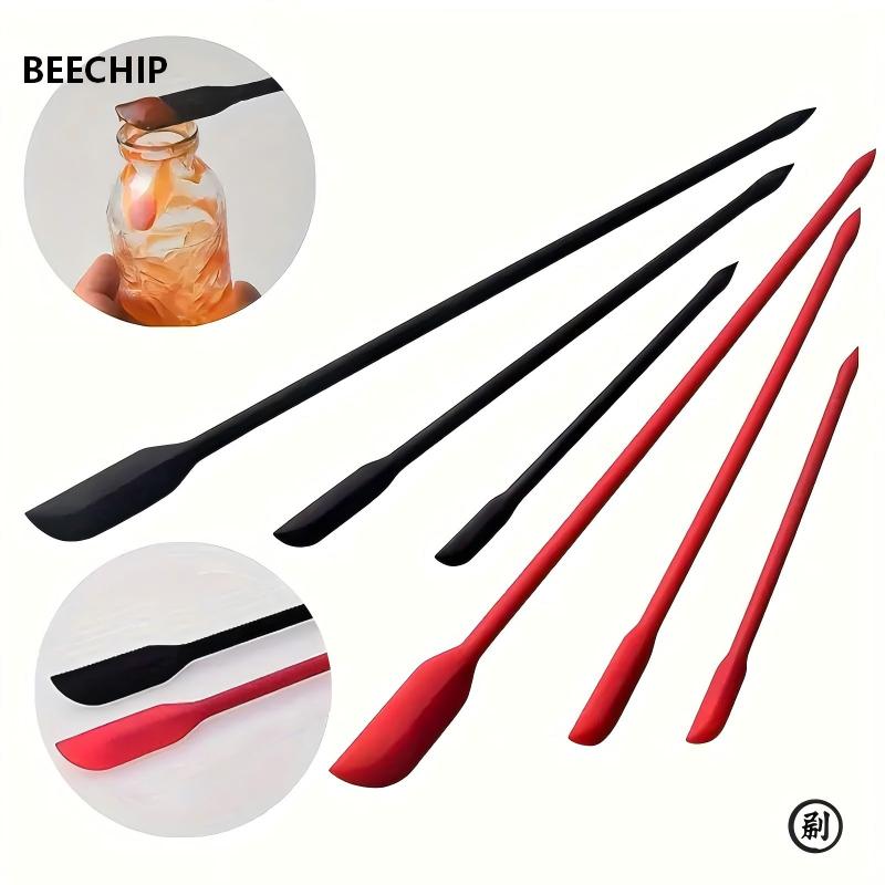 Kitchen Baking Appliances - مجموعة ملاعق سيليكون صغيرة من 3