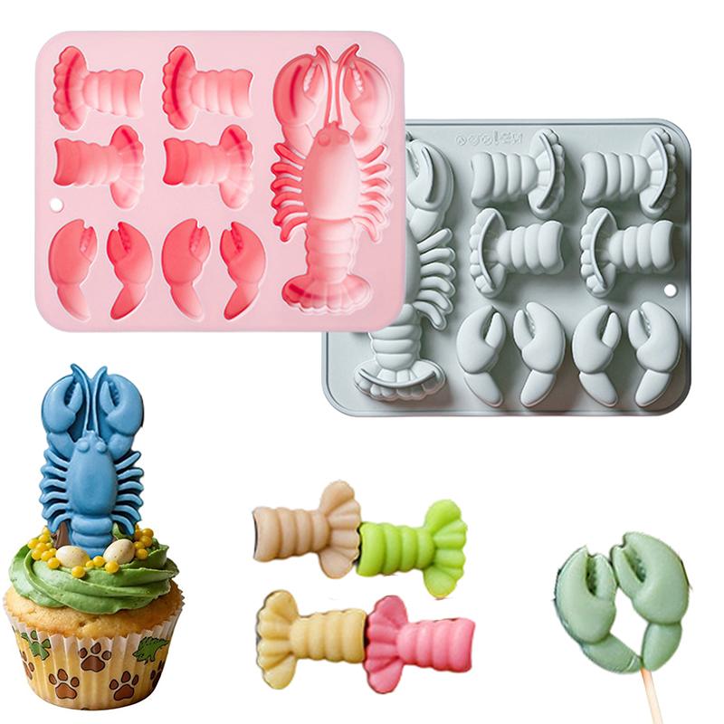 Kitchen Baking Molds - قالب سيليكون على شكل جراد البحر