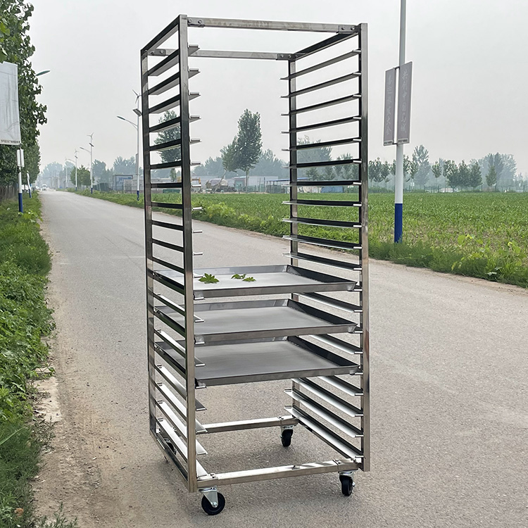 عربة مطبخ مخصصة من الفولاذ الم - مراجعة Kitchen Baking Trolley وسعره