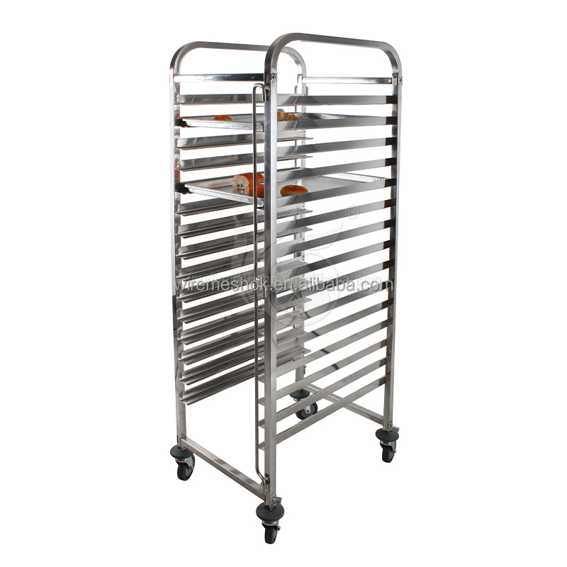 عربة مطبخ مخصصة من الفولاذ الم - مراجعة Kitchen Baking Trolley وسعره