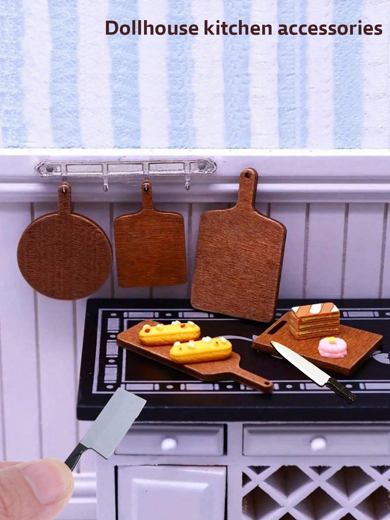 مجموعة مطبخ مصغر لبيت الدمى، ل - مراجعة Miniature Baking Kitchen وسعره