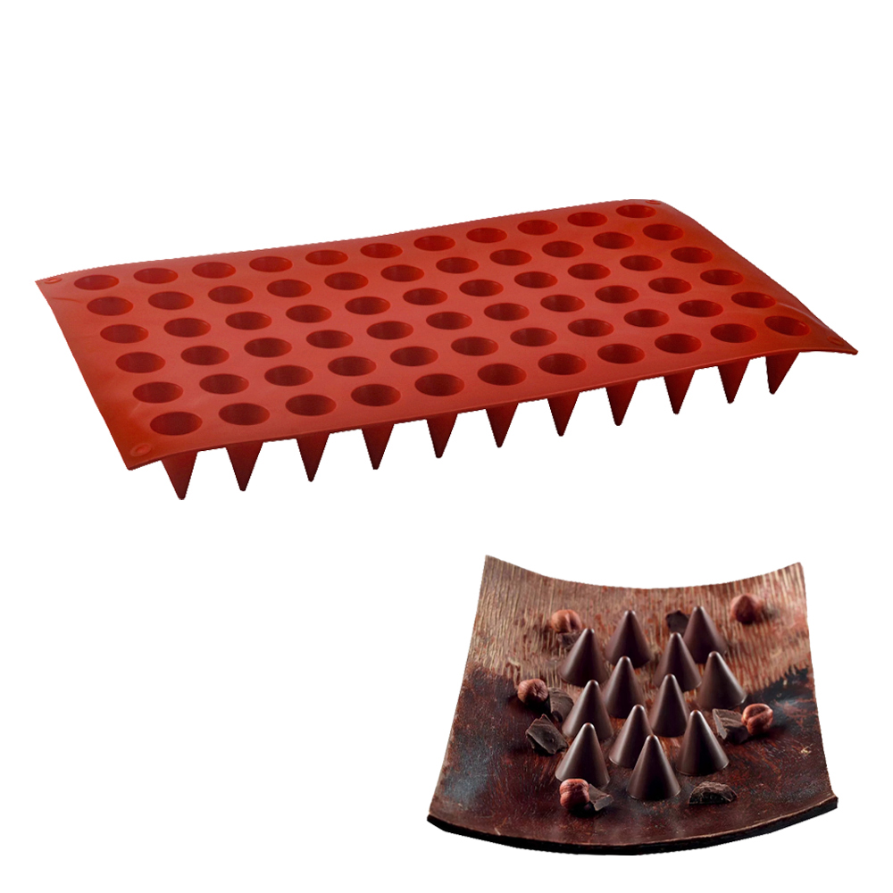 66 خلية مخروط الشوكولاته الخبز - مراجعة Kitchen Baking Molds وسعره
