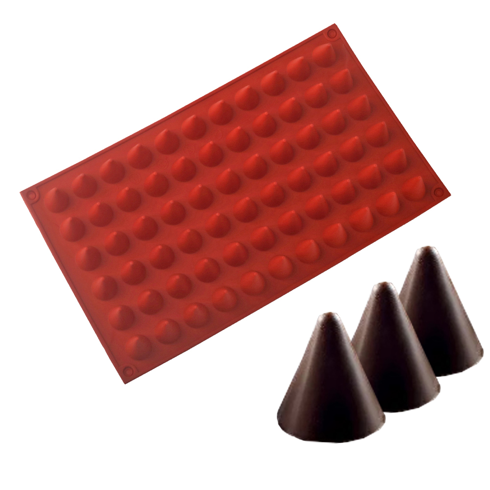 66 خلية مخروط الشوكولاته الخبز - مراجعة Kitchen Baking Molds وسعره