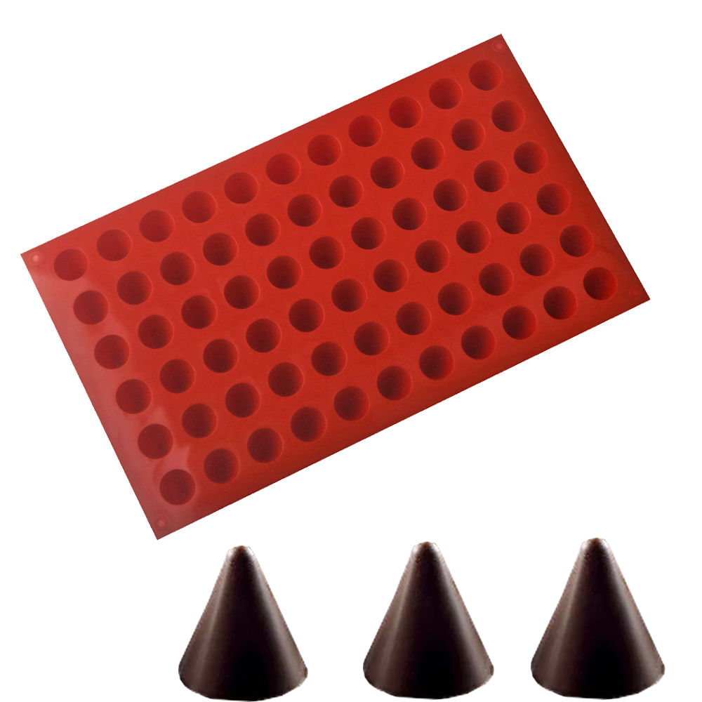 66 خلية مخروط الشوكولاته الخبز - مراجعة Kitchen Baking Molds وسعره