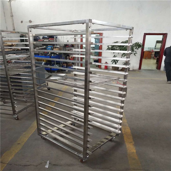 رف فرن دوار من الفولاذ المقاوم - مراجعة Kitchen Baking Trolley وسعره