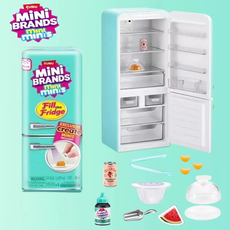 مجموعة ثلاجة صغيرة مضيئة بتقني - مراجعة Miniature Baking Kitchen وسعره