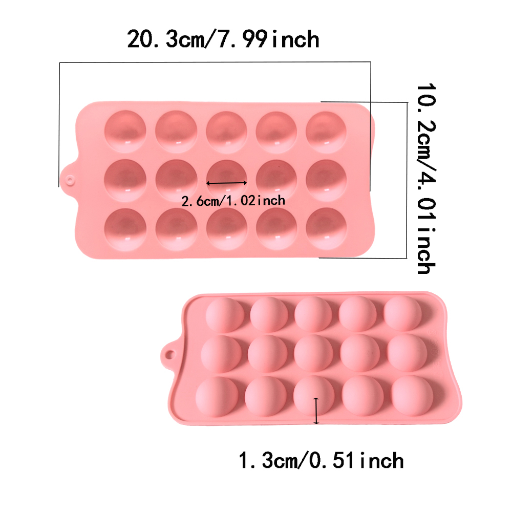 قالب سيليكون شبه دائري بـ 15 ت - مراجعة Kitchen Baking Molds وسعره