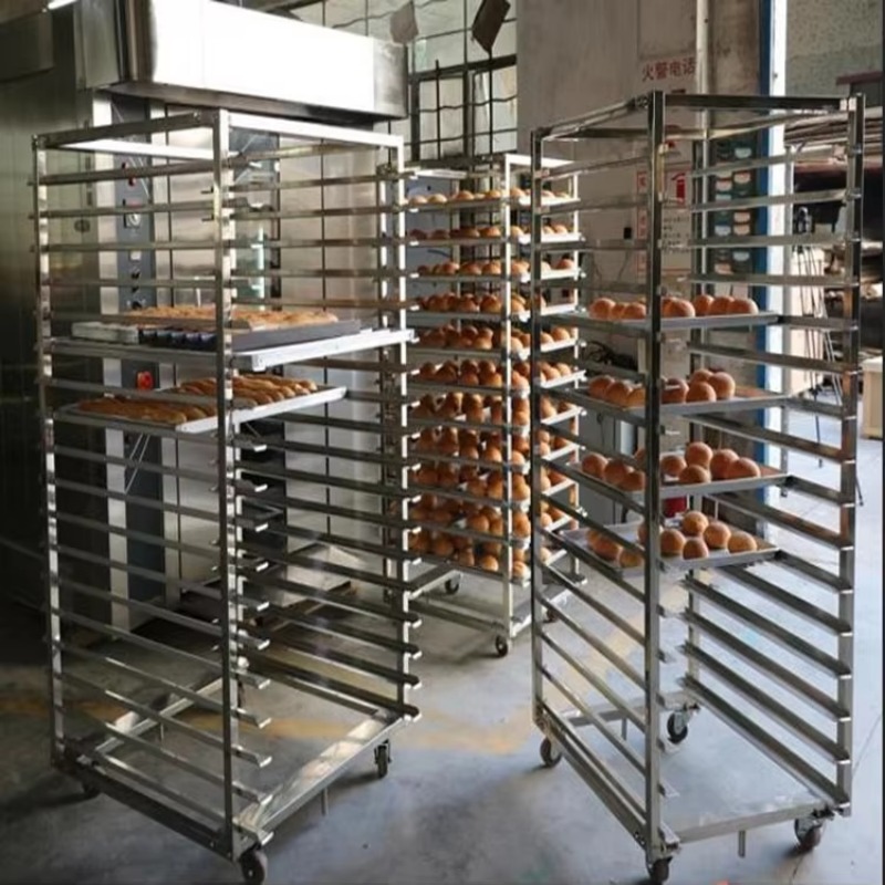 تخصيص 201 304 الفولاذ المقاوم  - مراجعة Kitchen Baking Trolley وسعره