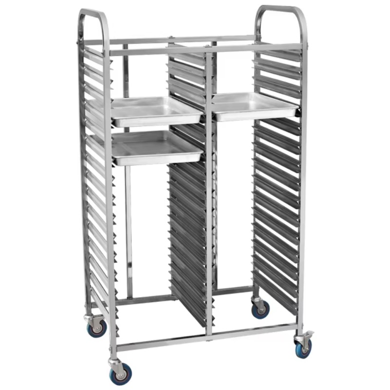 تخصيص 201 304 الفولاذ المقاوم  - مراجعة Kitchen Baking Trolley وسعره