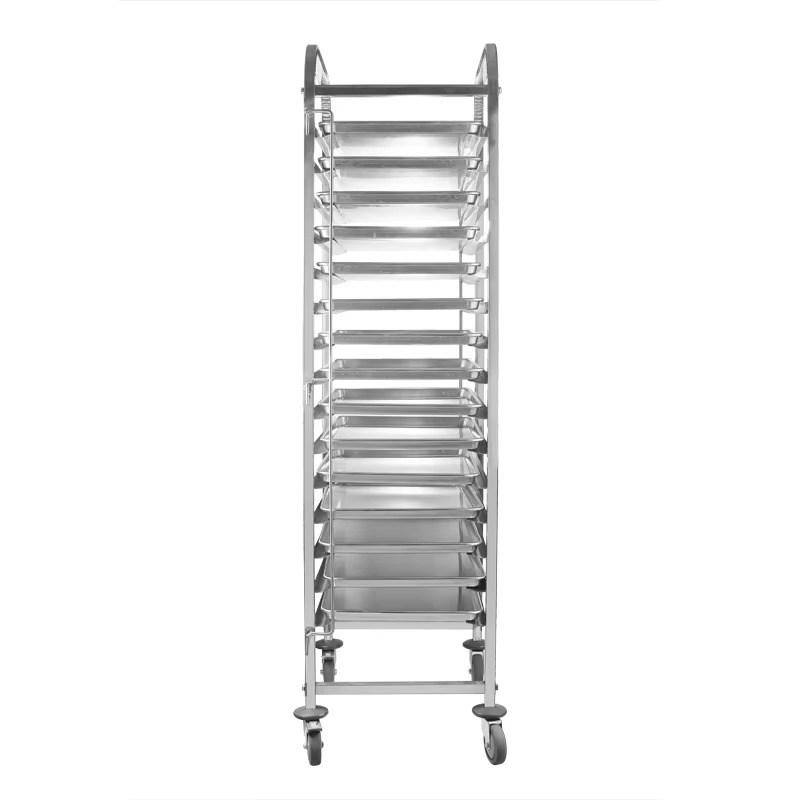 تخصيص 201 304 الفولاذ المقاوم  - مراجعة Kitchen Baking Trolley وسعره