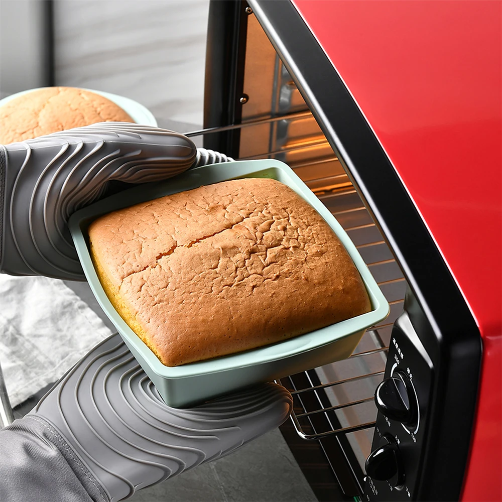 قالب سيليكون مربع الشكل سهل ال - مراجعة Kitchen Baking Ware وسعره