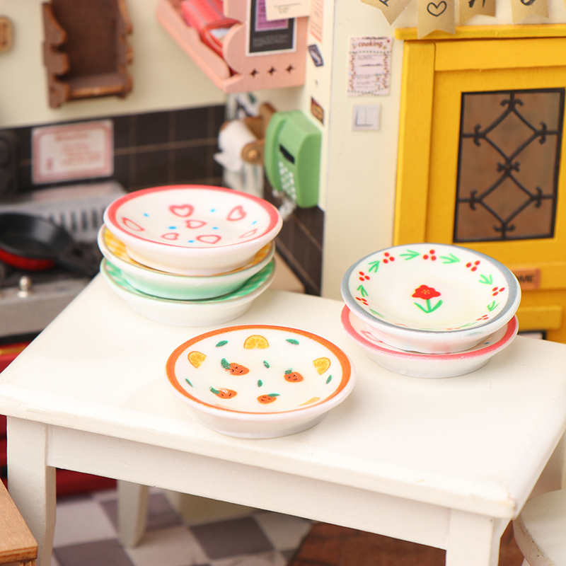 5 قطعة 1/12 دمية أطباق صغيرة أ - مراجعة Miniature Baking Kitchen وسعره