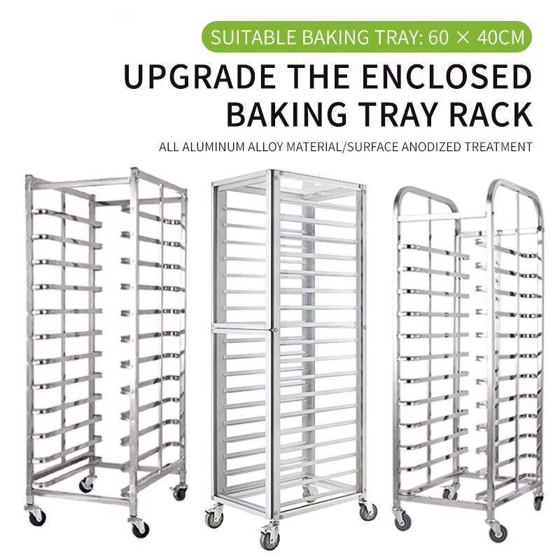 عربة صواني خبز تجارية من الألو - مراجعة Kitchen Baking Trolley وسعره