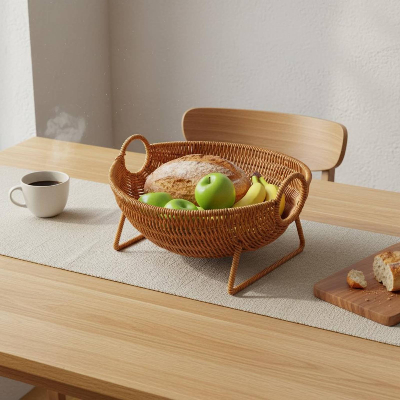 سلة خبز بتصميم مهد، سلة خوص من - مراجعة Kitchen Design For Baking وسعره