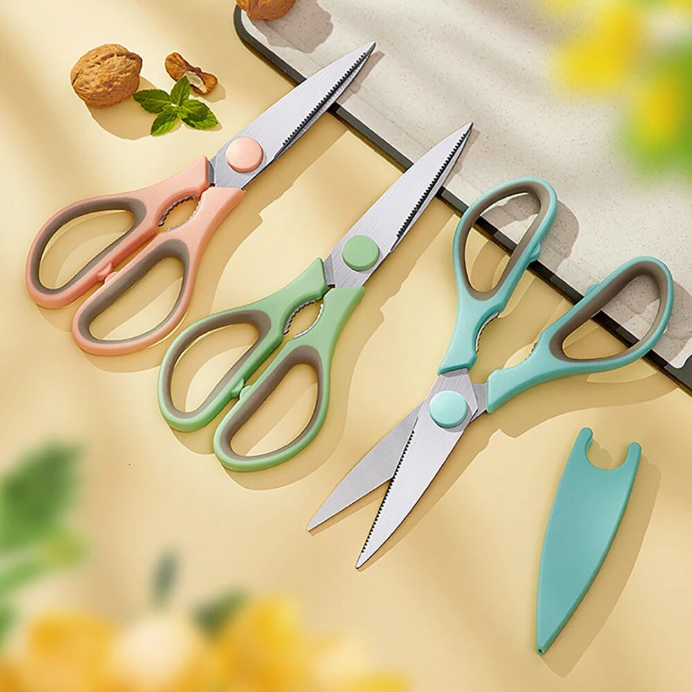 مقصات مطبخ منزلية من الفولاذ ا - مراجعة Kitchen Job وسعره