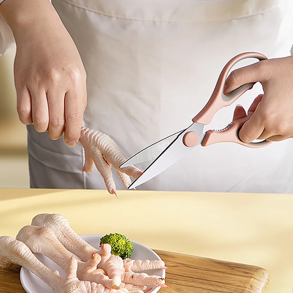 مقصات مطبخ منزلية من الفولاذ ا - مراجعة Kitchen Job وسعره