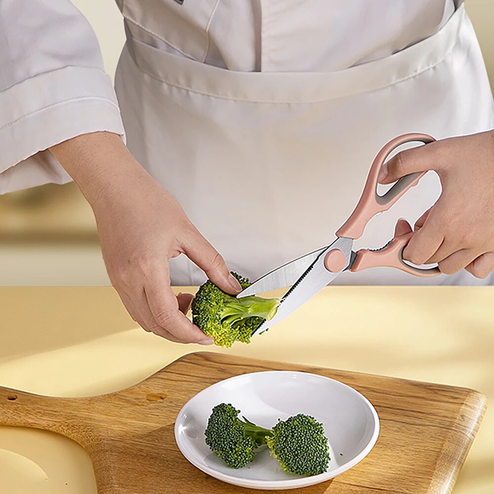 مقصات مطبخ منزلية من الفولاذ ا - مراجعة Kitchen Job وسعره
