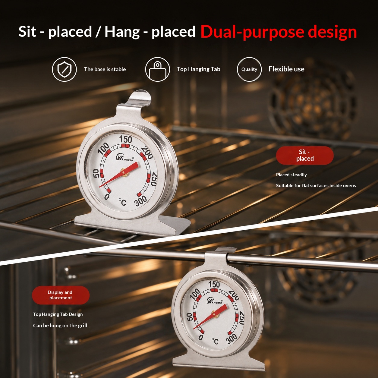ميزان حرارة للمطبخ والفرن لقيا - مراجعة Kitchen Baking Oven وسعره