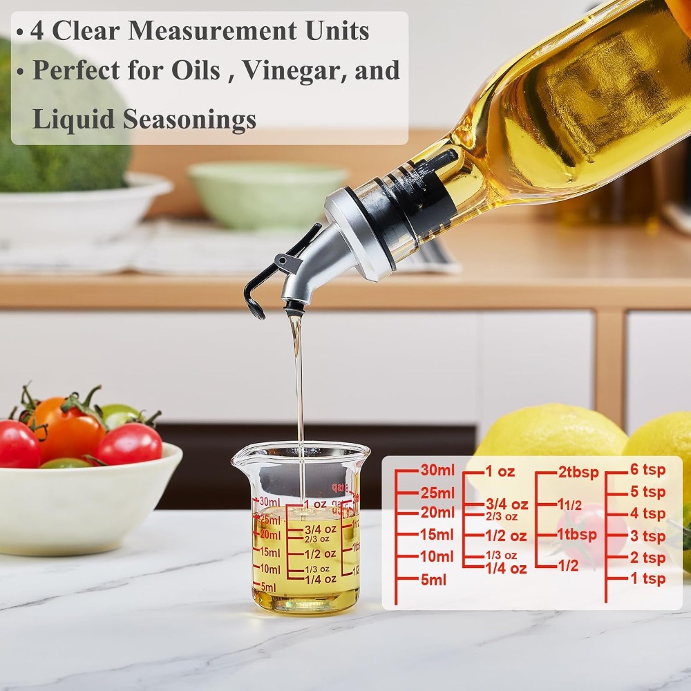 كوب قياس من الزجاج البوروسيليك - مراجعة Kitchen Glass Baking Set وسعره