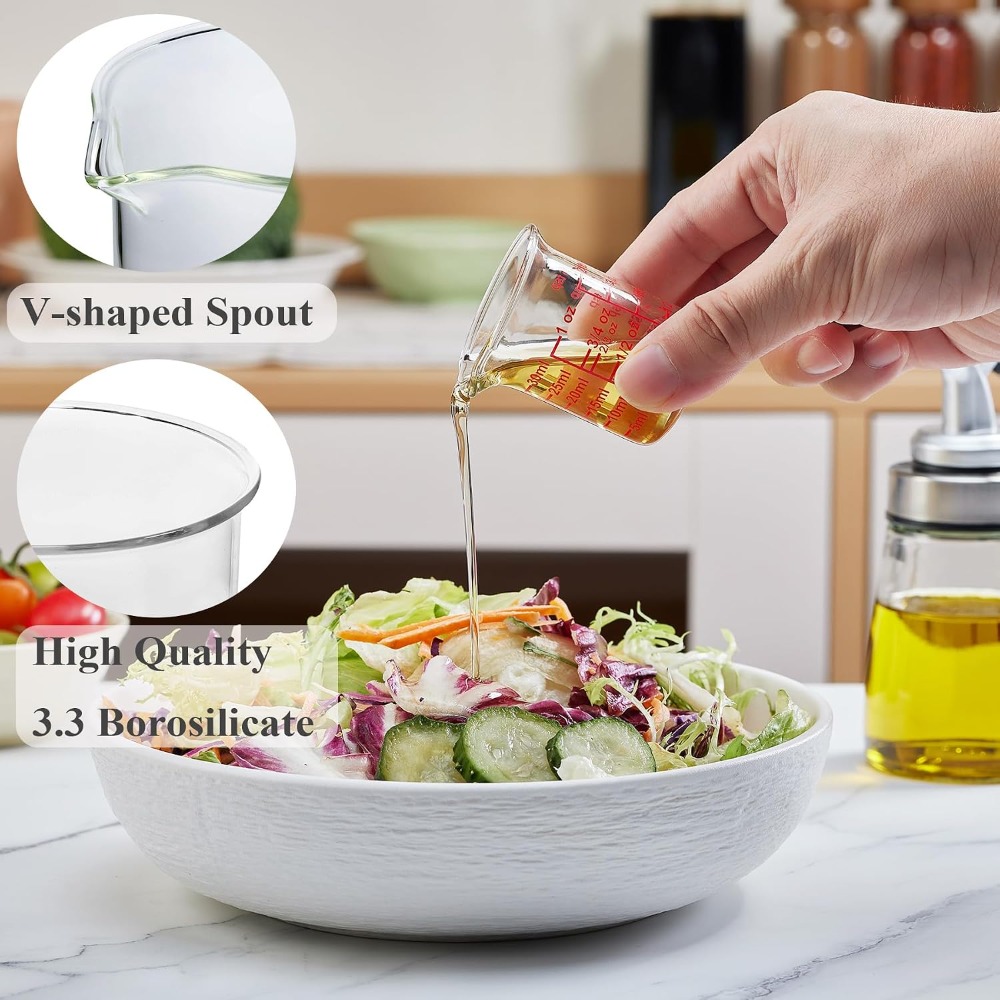 كوب قياس من الزجاج البوروسيليك - مراجعة Kitchen Glass Baking Set وسعره
