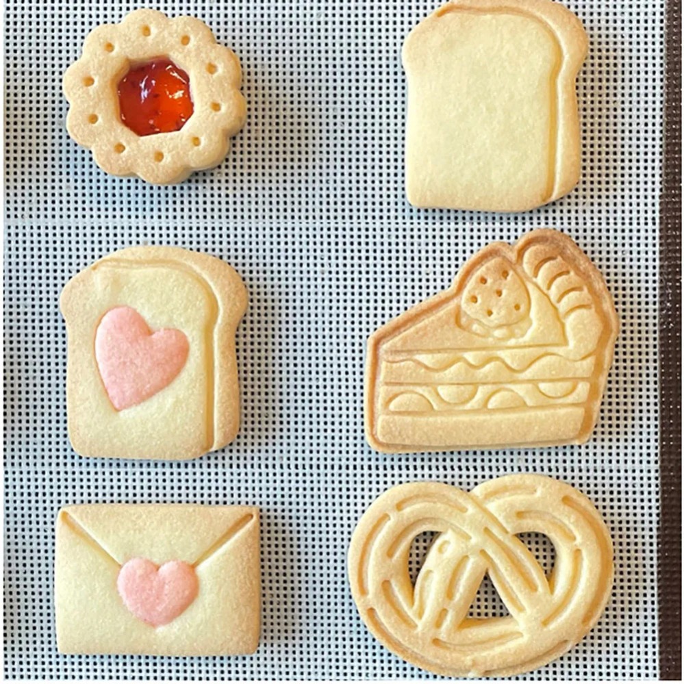 قالب بسكويت على شكل ساندويتش م - مراجعة Baking Kitchen Diy وسعره