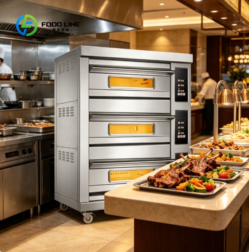 فرن تجاري من الفولاذ المقاوم ل - مراجعة Commercial Kitchen Baking Oven وسعره
