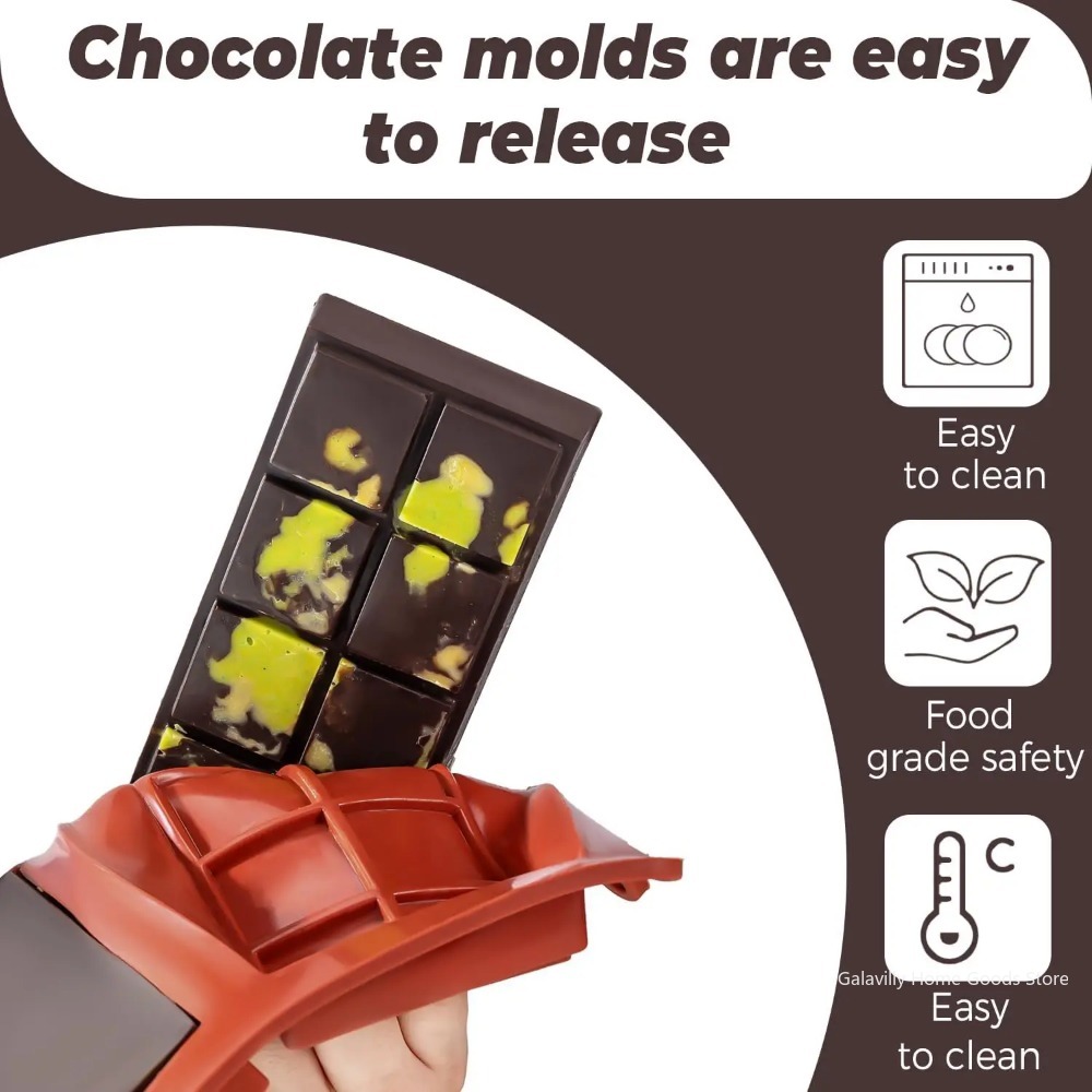 قالب شوكولاتة دبي، قالب سيليكو - مراجعة Kitchen Baking Molds وسعره
