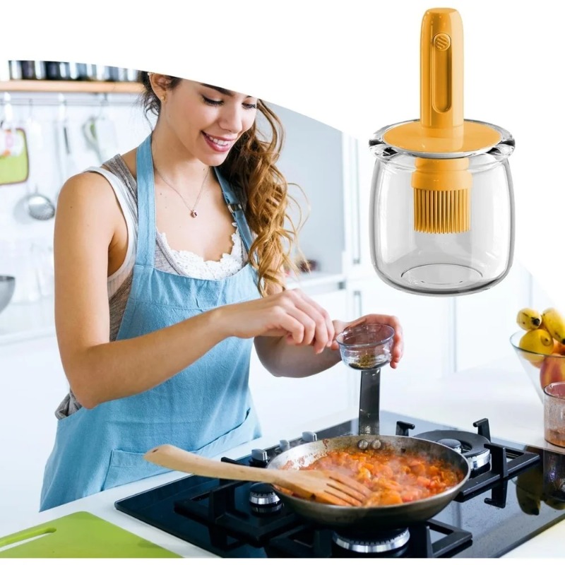 زجاجة توزيع الزيت مع مجموعة فر - مراجعة Kitchen Glass Baking Set وسعره