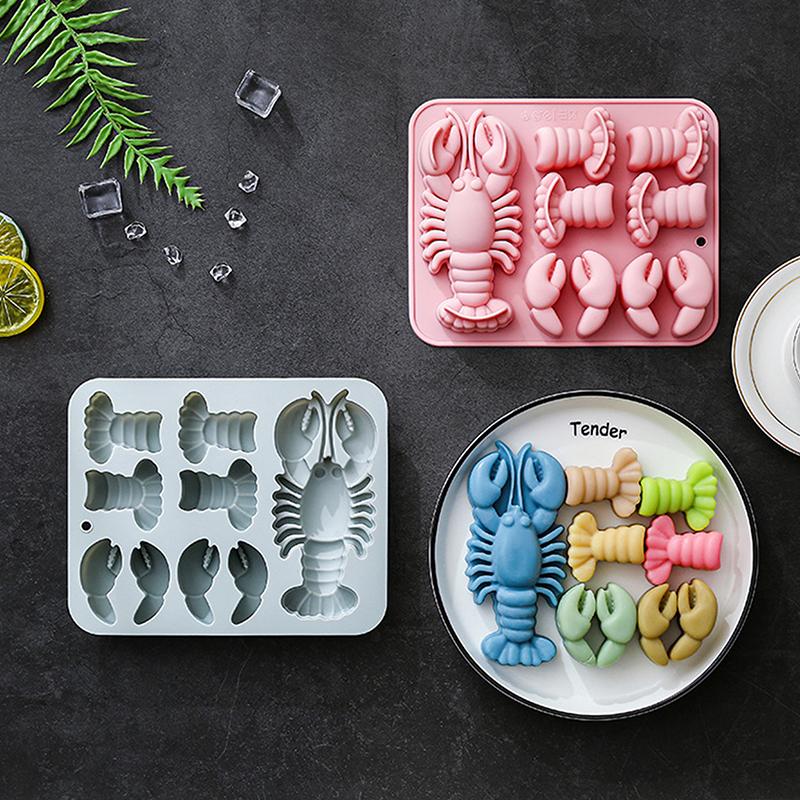 قالب سيليكون على شكل جراد البح - مراجعة Kitchen Baking Molds وسعره