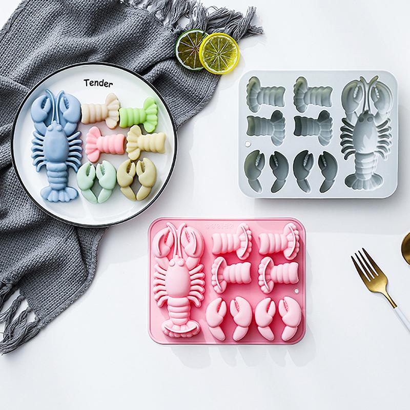 قالب سيليكون على شكل جراد البح - مراجعة Kitchen Baking Molds وسعره