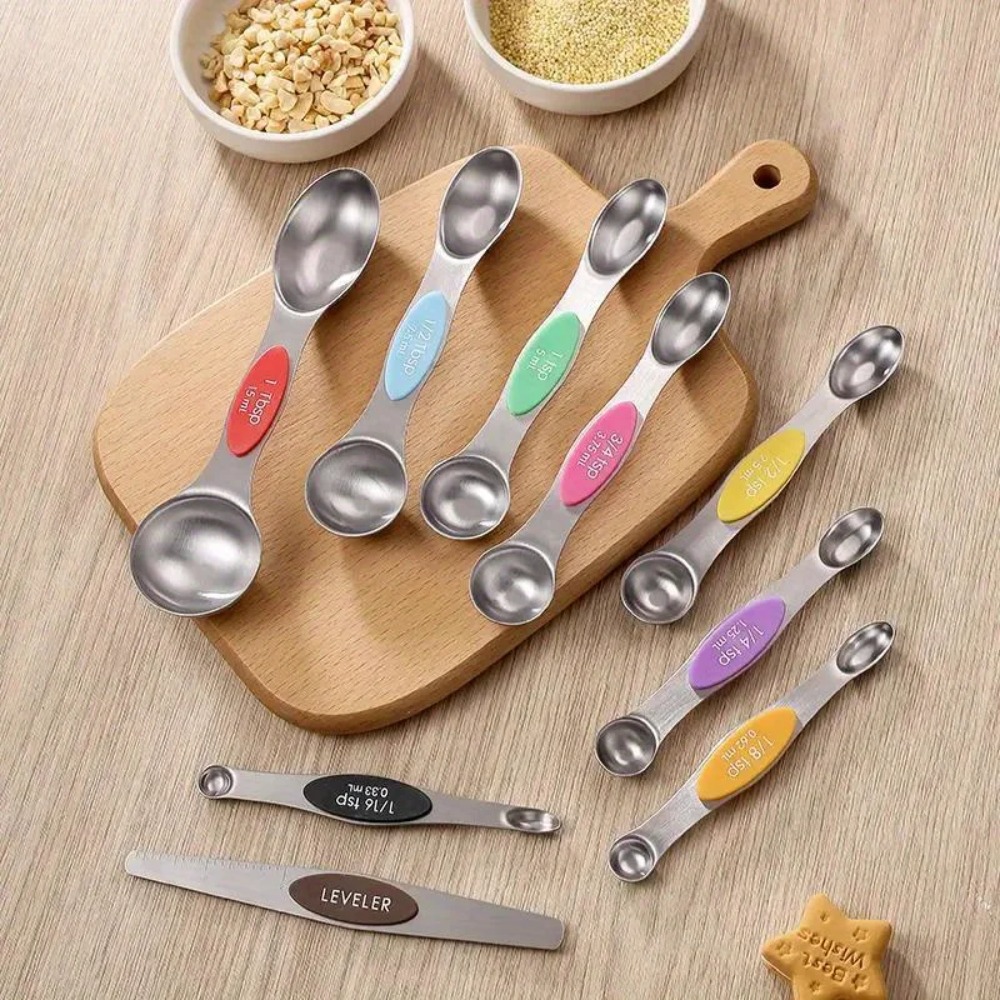 مجموعة ملاعق قياس مغناطيسية من - مراجعة Kitchen Glass Baking Set وسعره