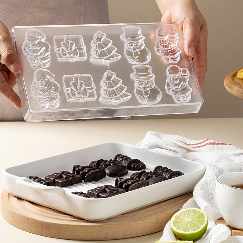قوالب الشوكولاتة البلاستيكية P - مراجعة Kitchen Baking Molds وسعره