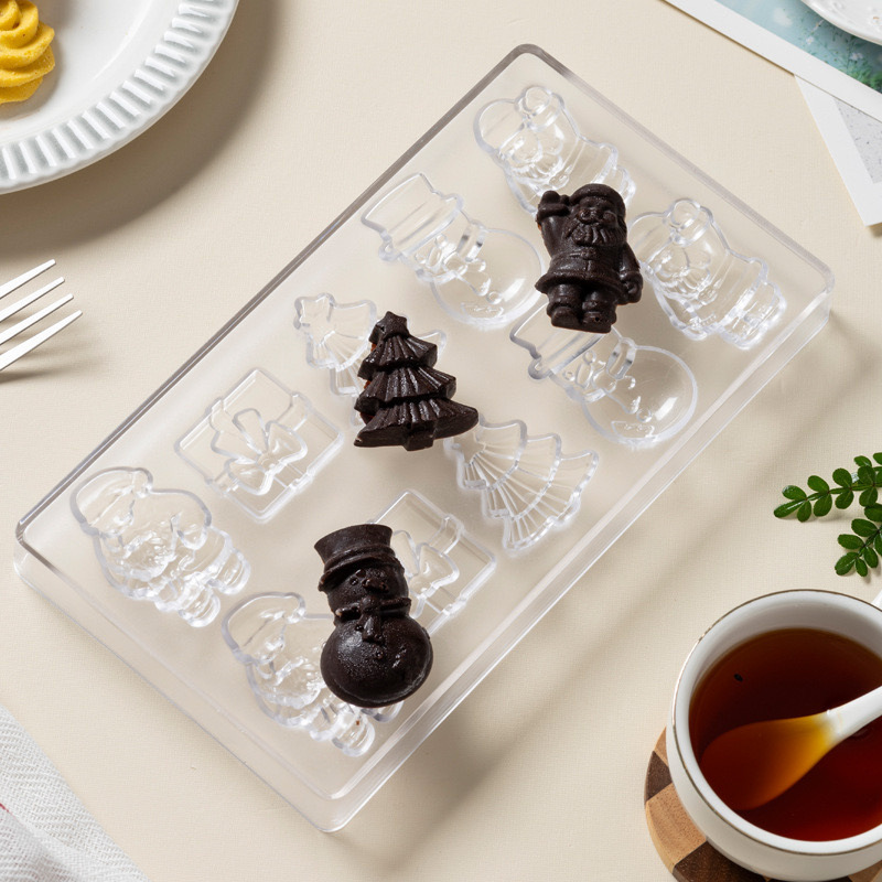 قوالب الشوكولاتة البلاستيكية P - مراجعة Kitchen Baking Molds وسعره