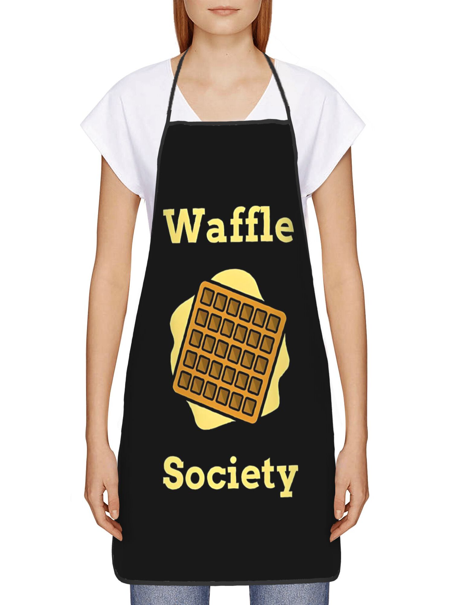 مريلة مطبخ من Waffle Society - - مراجعة Kitchen Baking Quotes وسعره